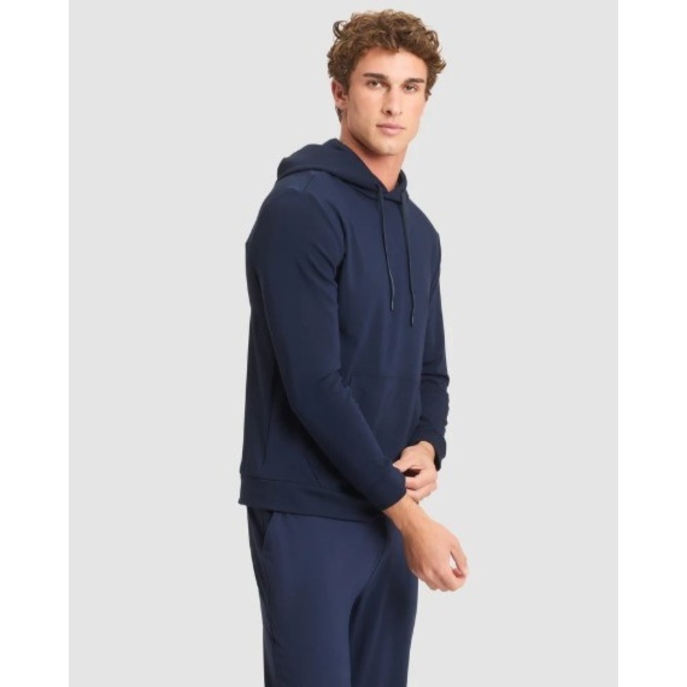 Cozy Earth Brushed Bamboo‎ Hoodie Mens XL Navy Blue Long Sleeve Sweatshirt